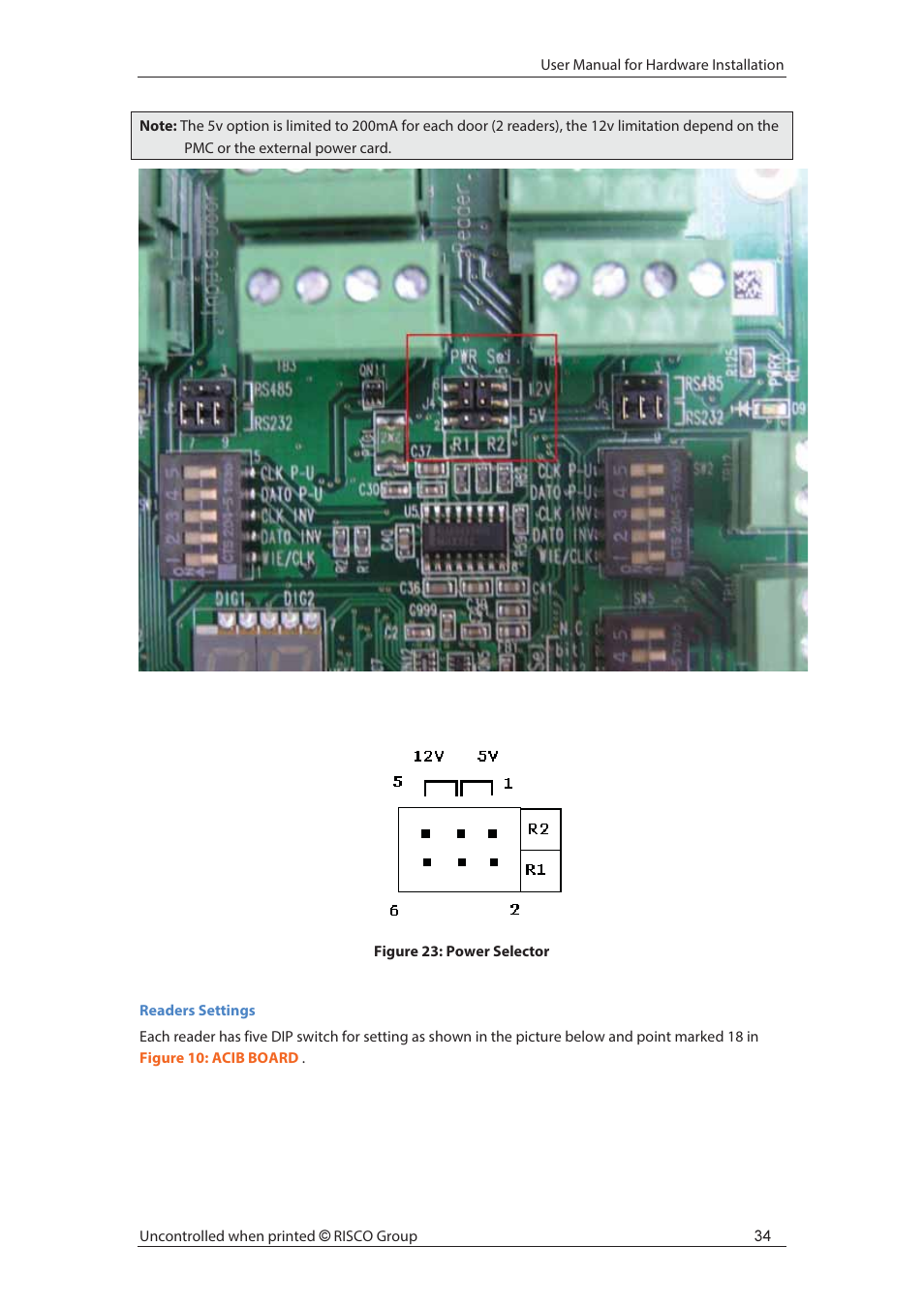 RISCO Group axesplus® User Manual | Page 35 / 65