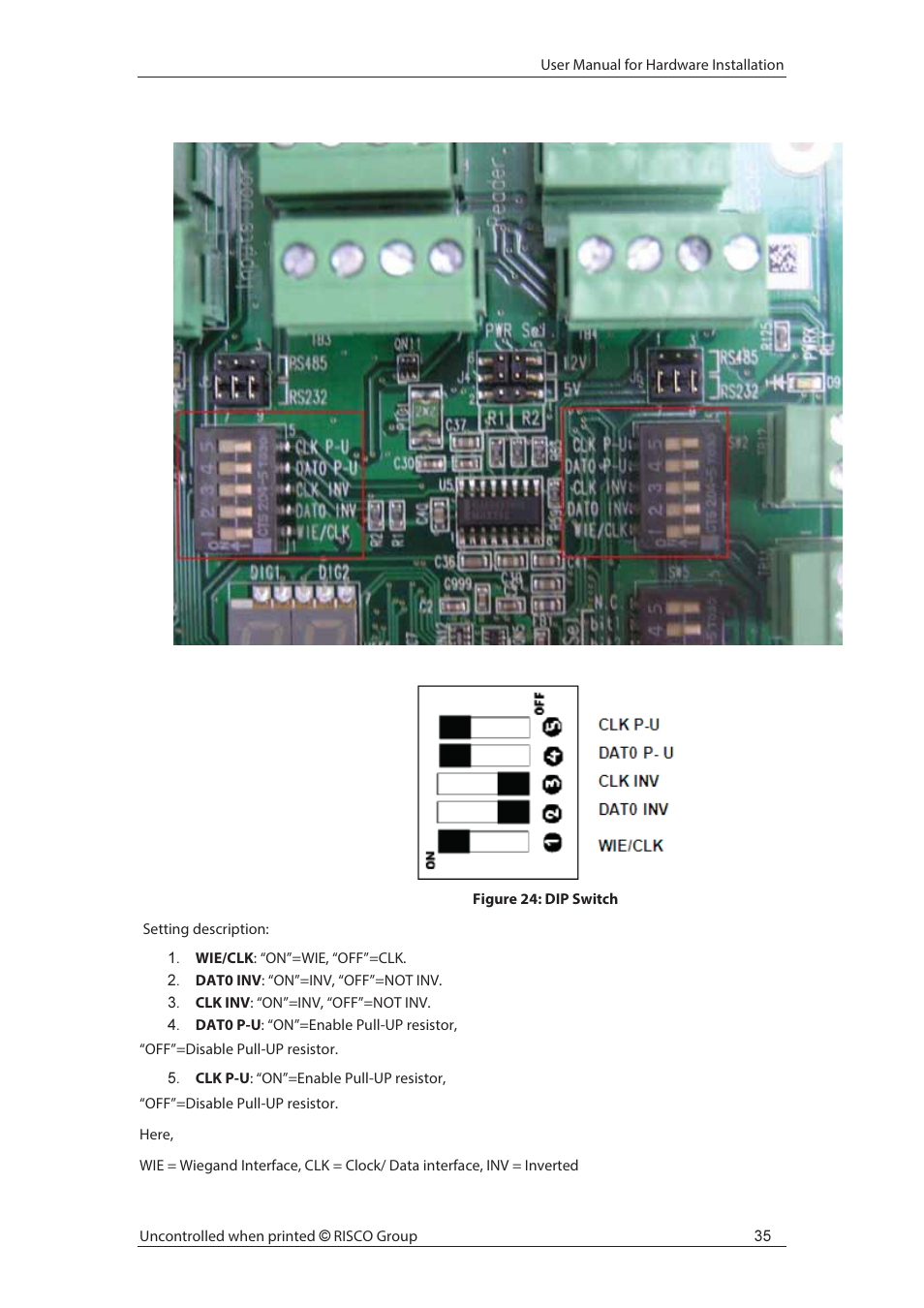RISCO Group axesplus® User Manual | Page 36 / 65