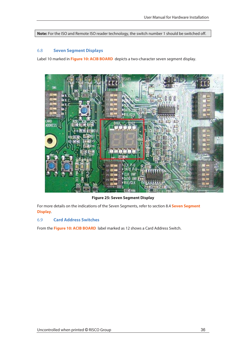 RISCO Group axesplus® User Manual | Page 37 / 65