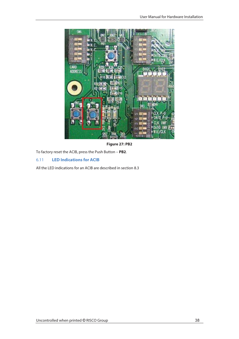 RISCO Group axesplus® User Manual | Page 39 / 65