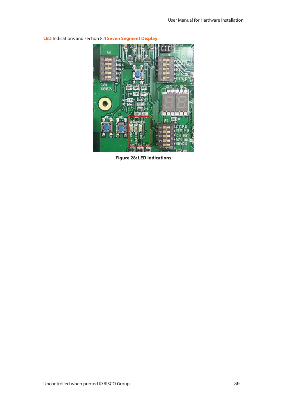 RISCO Group axesplus® User Manual | Page 40 / 65