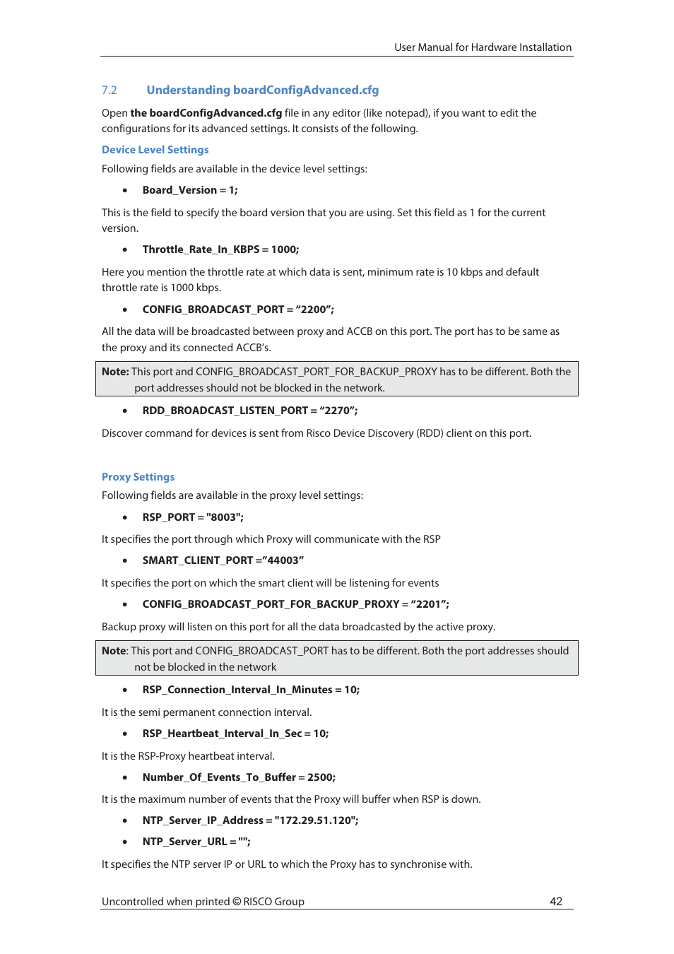 RISCO Group axesplus® User Manual | Page 43 / 65