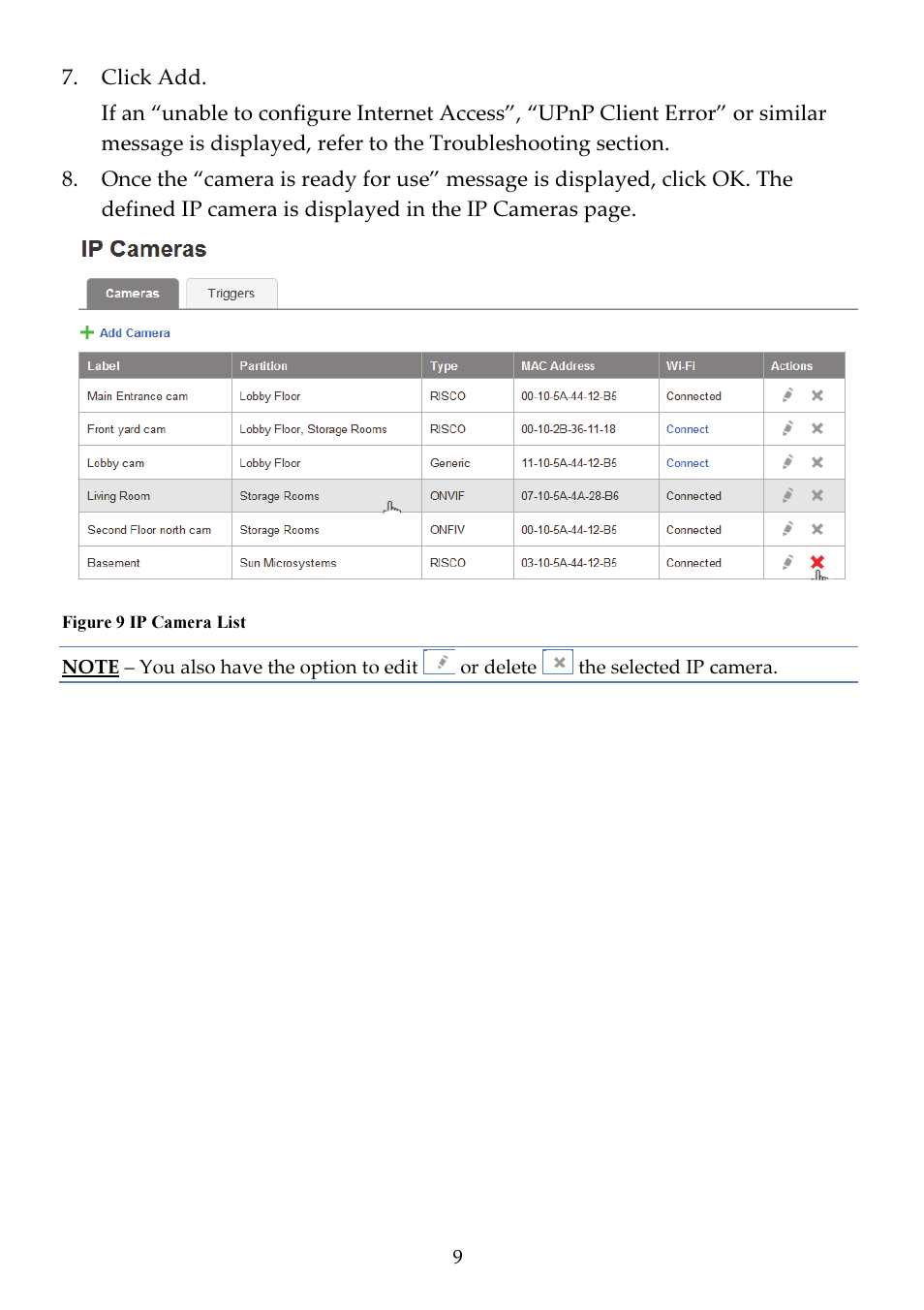 RISCO Group Bullet Outdoor RVCM52E User Manual | Page 11 / 24