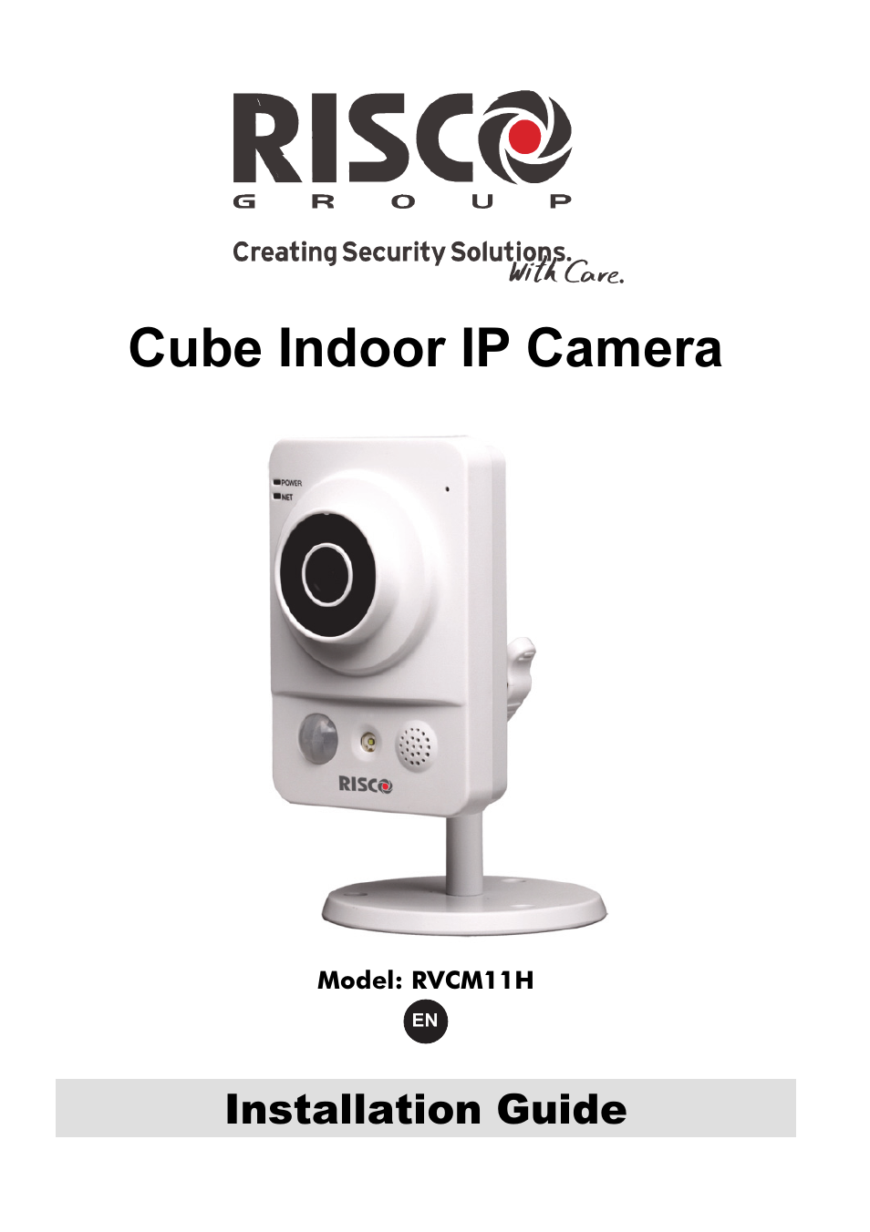 RISCO Group Cube Indoor RVCM11H User Manual | 24 pages