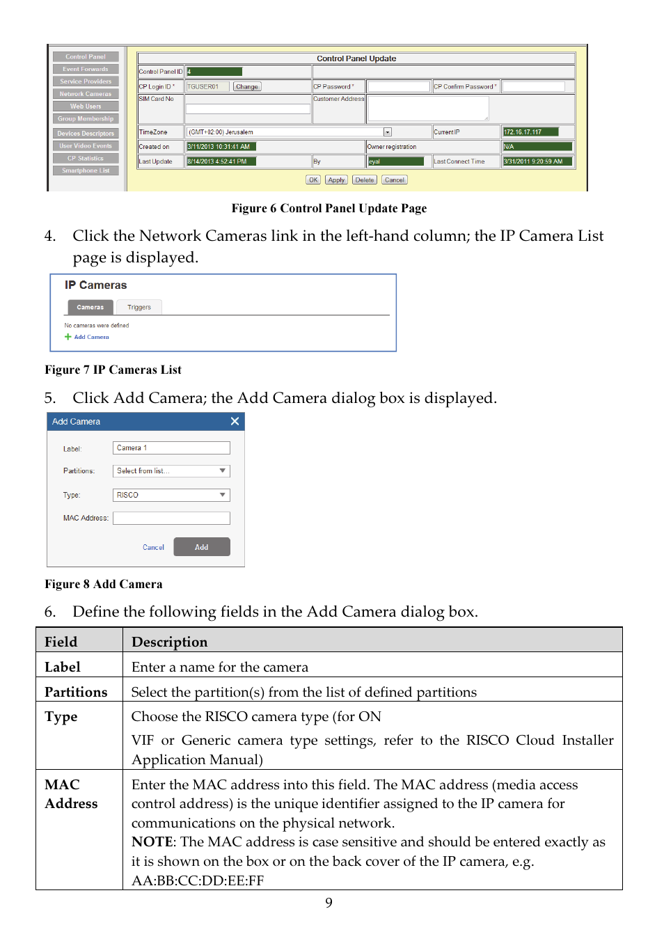 RISCO Group Cube Indoor RVCM11H User Manual | Page 11 / 24