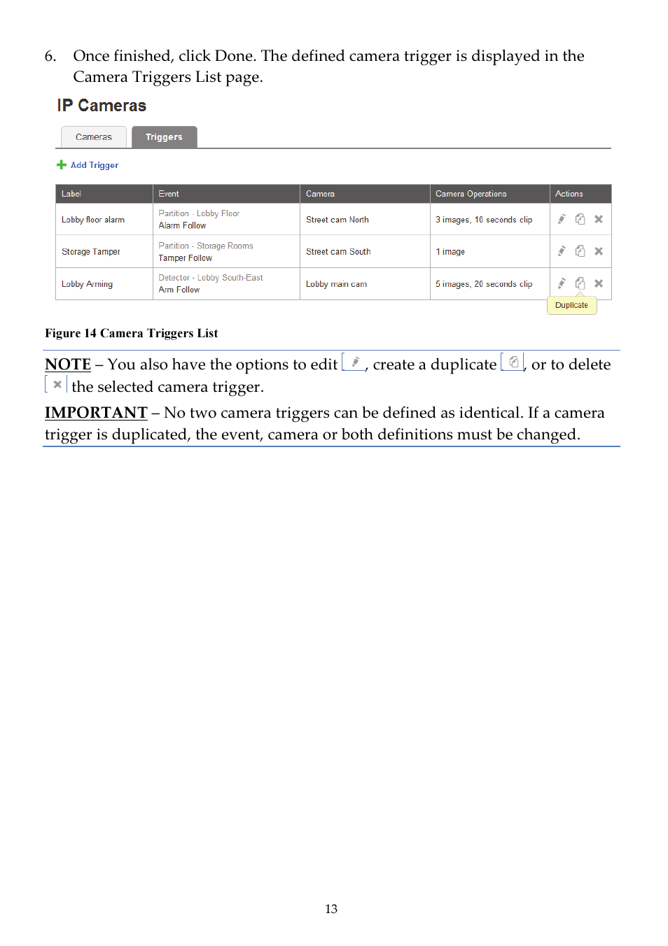 RISCO Group VUpoint Bullet Outdoor IP Camera RVCM52E User Manual | Page 13 / 76