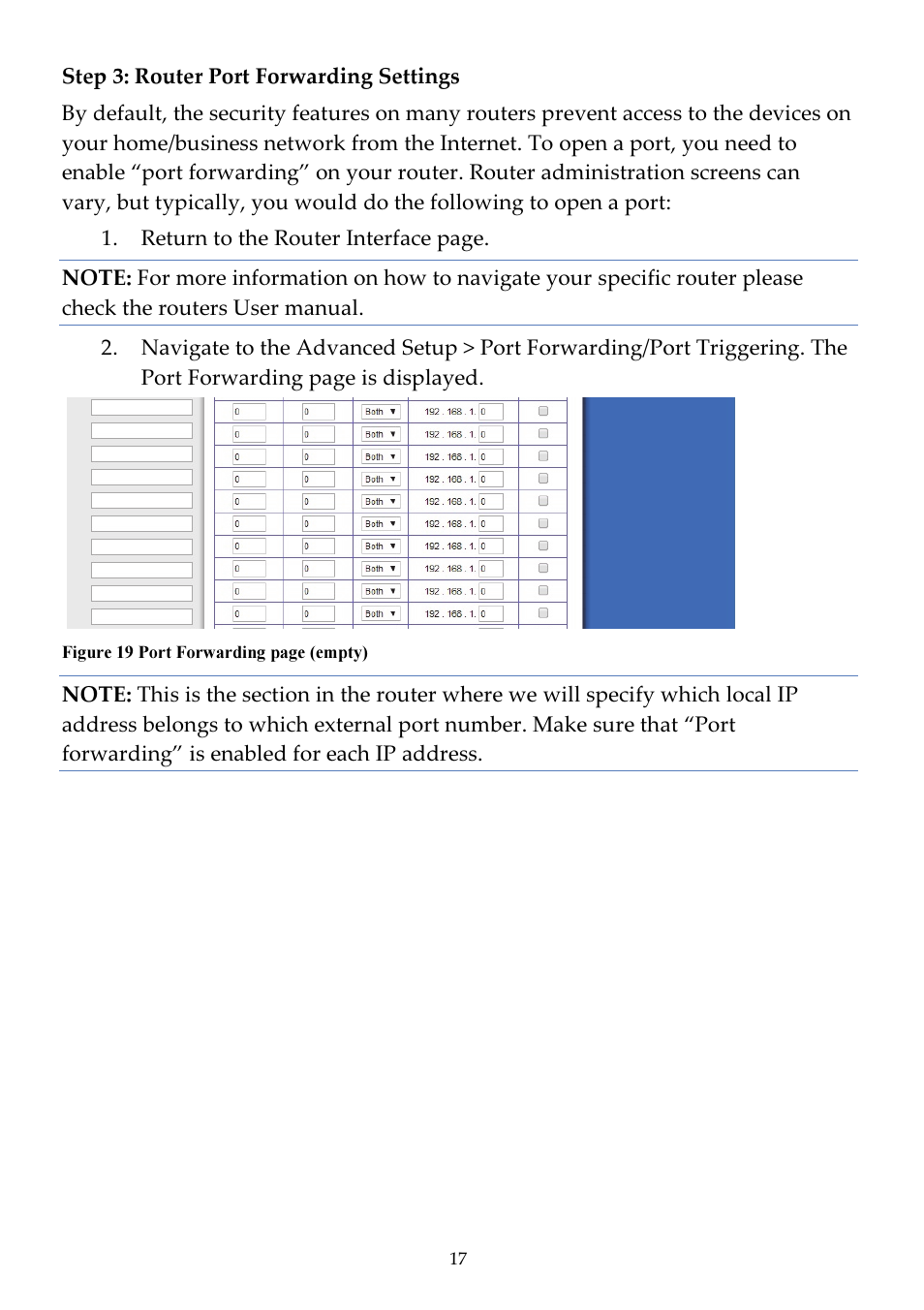 RISCO Group VUpoint Bullet Outdoor IP Camera RVCM52E User Manual | Page 17 / 76
