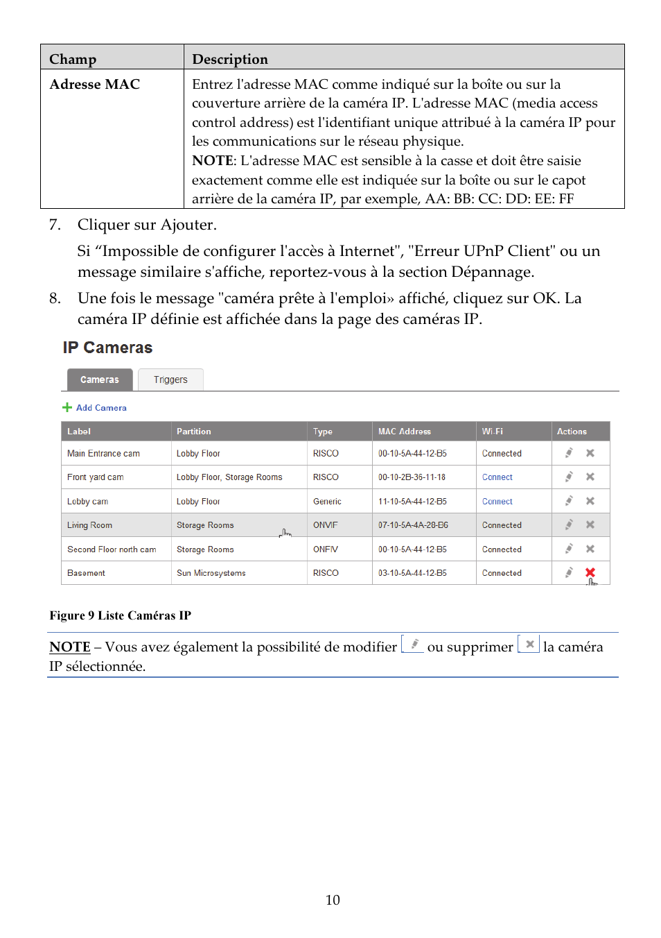 RISCO Group VUpoint Bullet Outdoor IP Camera RVCM52E User Manual | Page 30 / 76