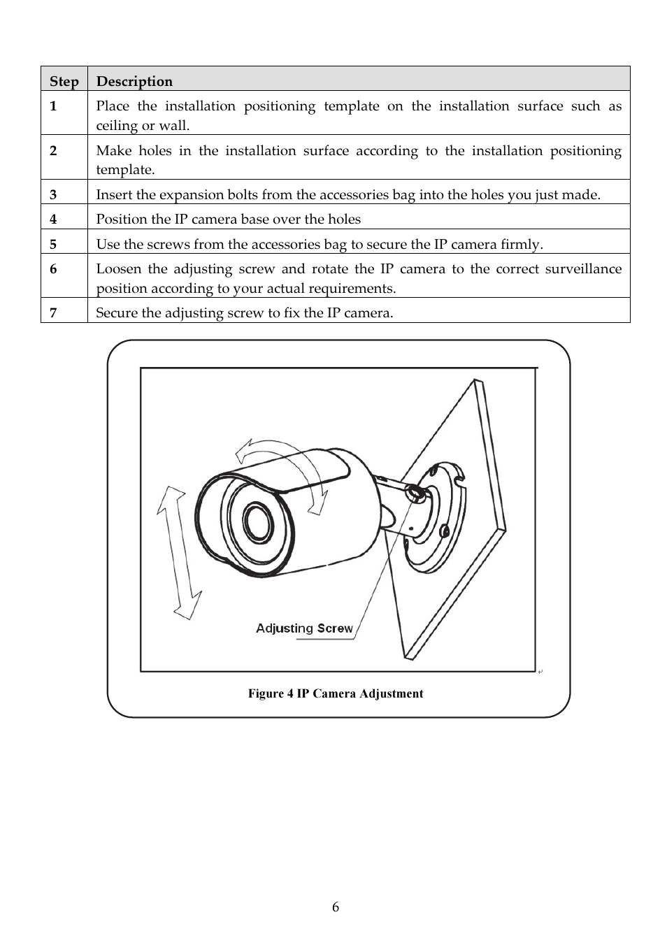 RISCO Group VUpoint Bullet Outdoor IP Camera RVCM52E User Manual | Page 6 / 76