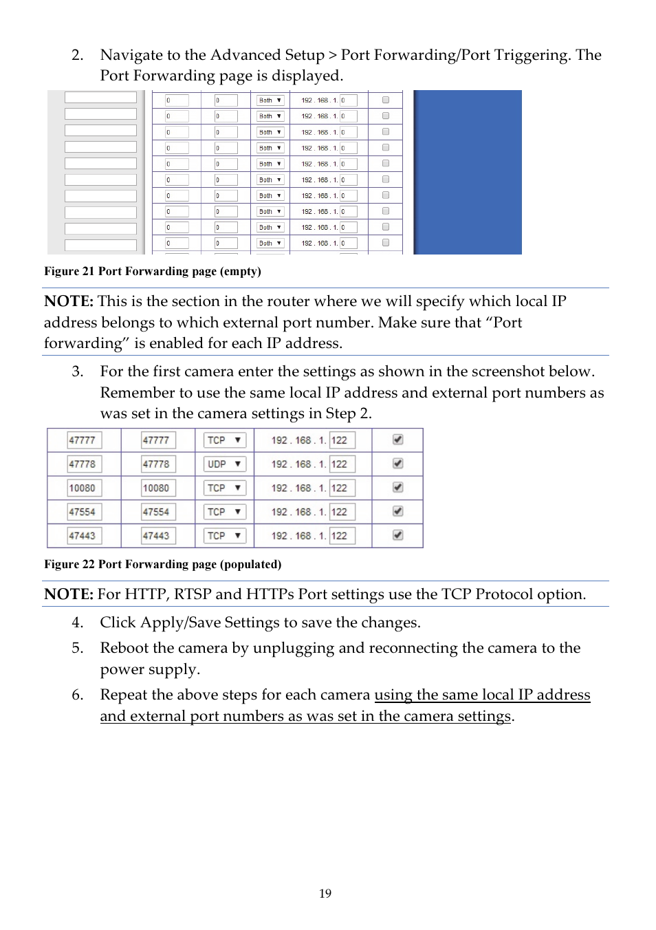 RISCO Group VUpoint Indoor IP Camera RVCM11H User Manual | Page 19 / 92