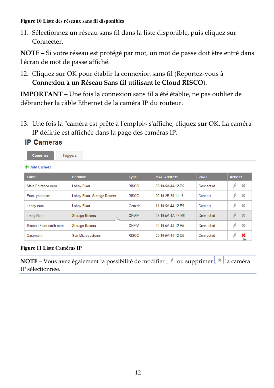 RISCO Group VUpoint Indoor IP Camera RVCM11H User Manual | Page 34 / 92