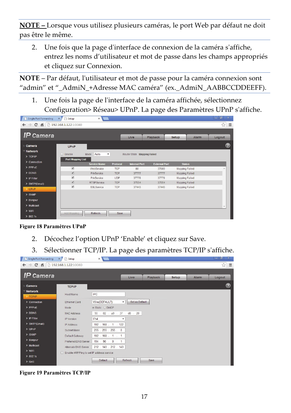 RISCO Group VUpoint Indoor IP Camera RVCM11H User Manual | Page 39 / 92