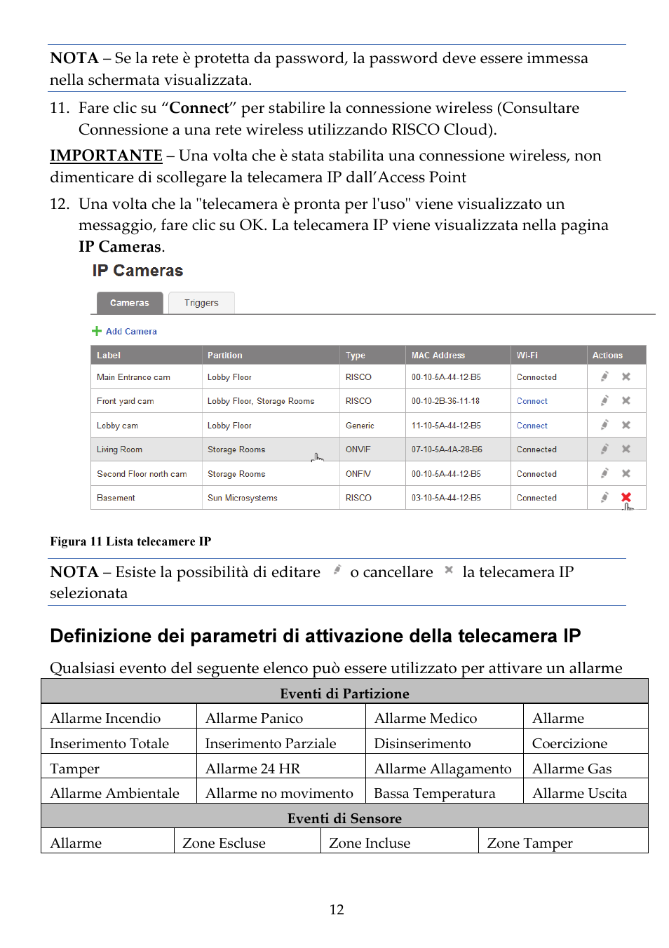 RISCO Group VUpoint Indoor IP Camera RVCM11H User Manual | Page 56 / 92
