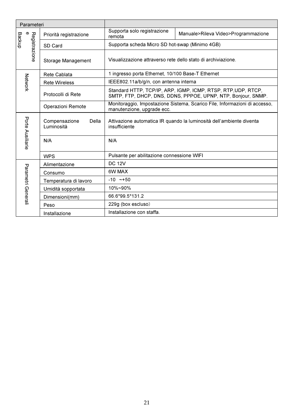 RISCO Group VUpoint Indoor IP Camera RVCM11H User Manual | Page 65 / 92