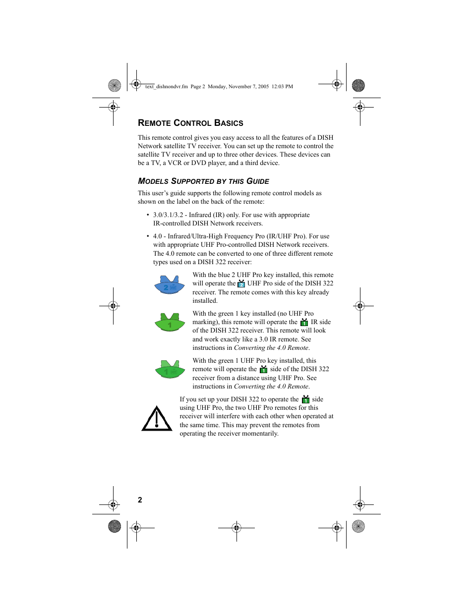 Remote control basics | Dish Network 3.2 User Manual | Page 3 / 46