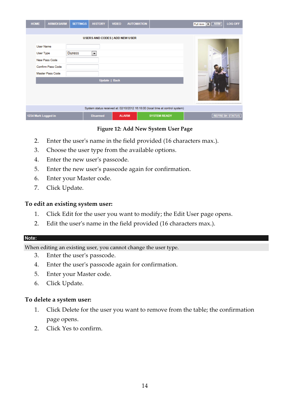 RISCO Group RISCO Application Server User Manual | Page 14 / 32