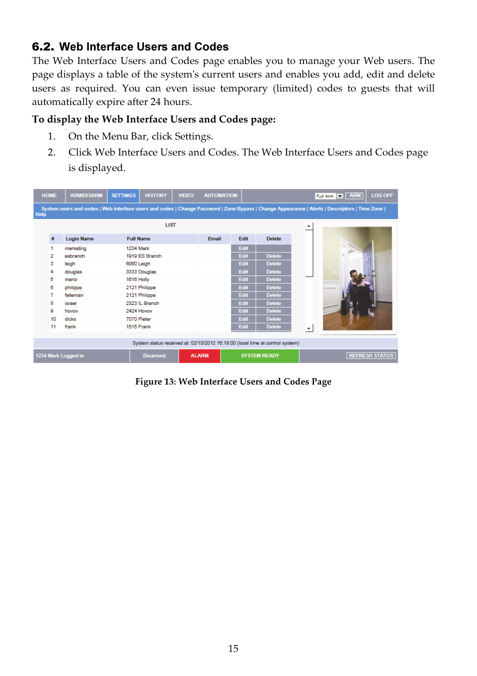 RISCO Group RISCO Application Server User Manual | Page 15 / 32