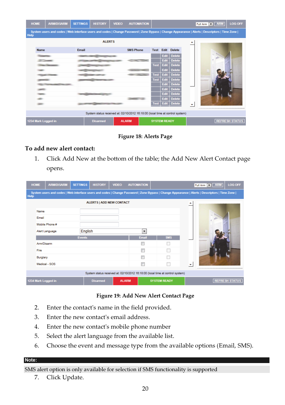 RISCO Group RISCO Application Server User Manual | Page 20 / 32