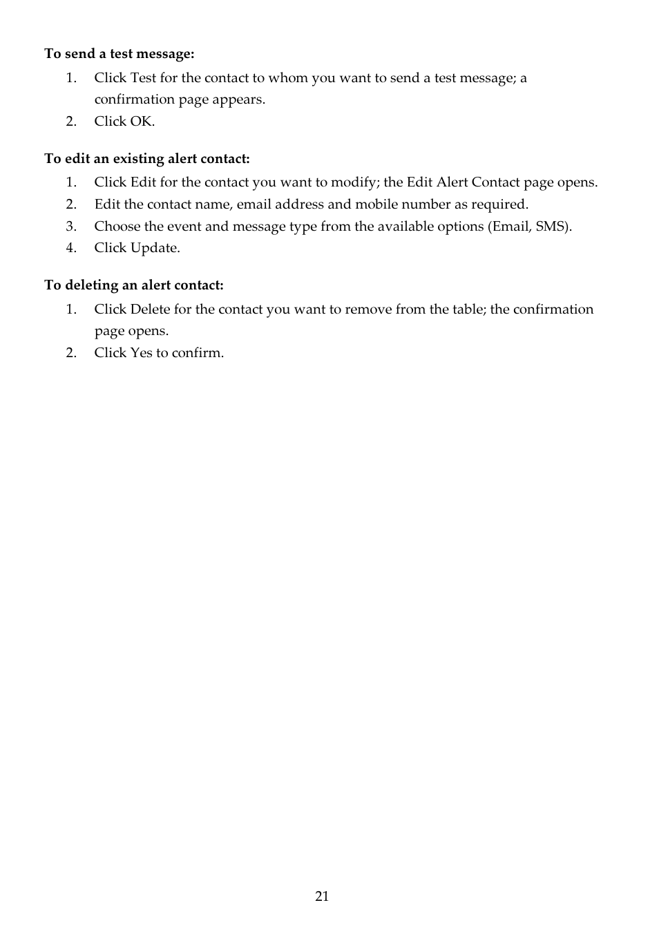 RISCO Group RISCO Application Server User Manual | Page 21 / 32