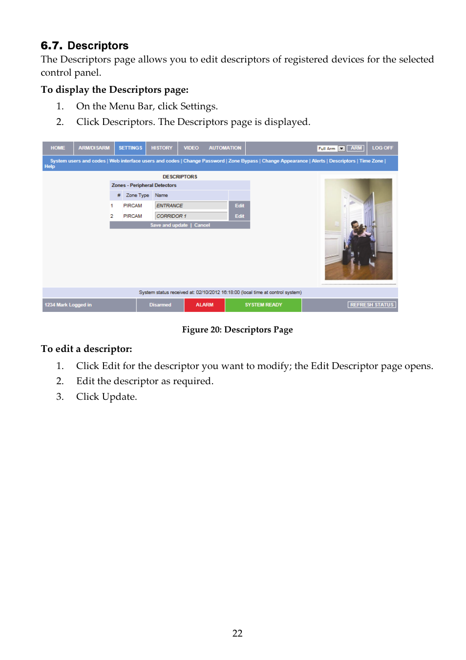 RISCO Group RISCO Application Server User Manual | Page 22 / 32