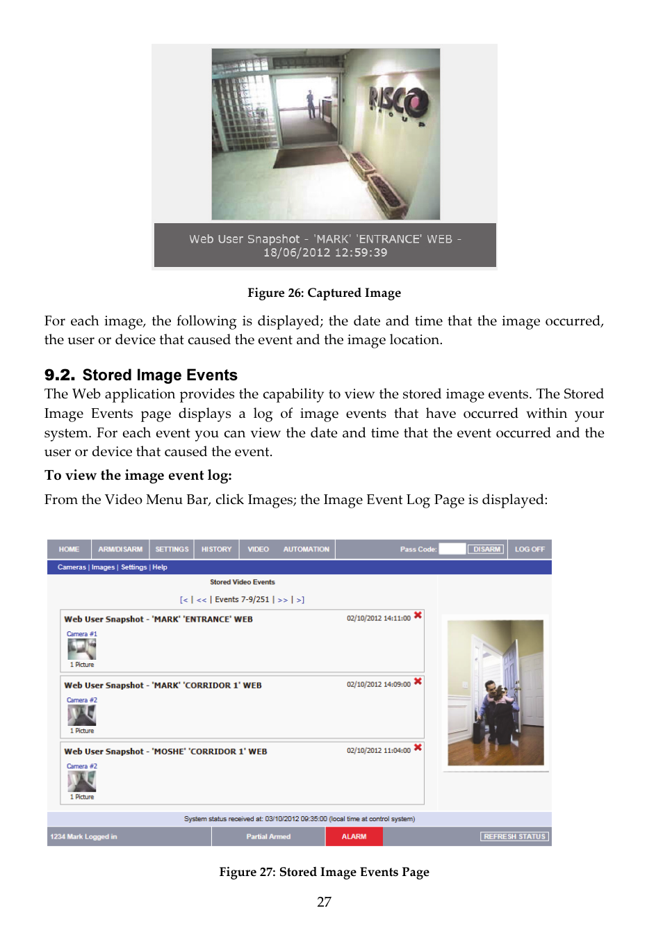 RISCO Group RISCO Application Server User Manual | Page 27 / 32