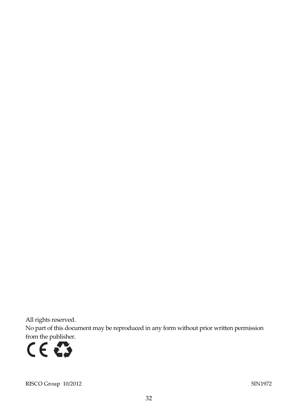 RISCO Group RISCO Application Server User Manual | Page 32 / 32