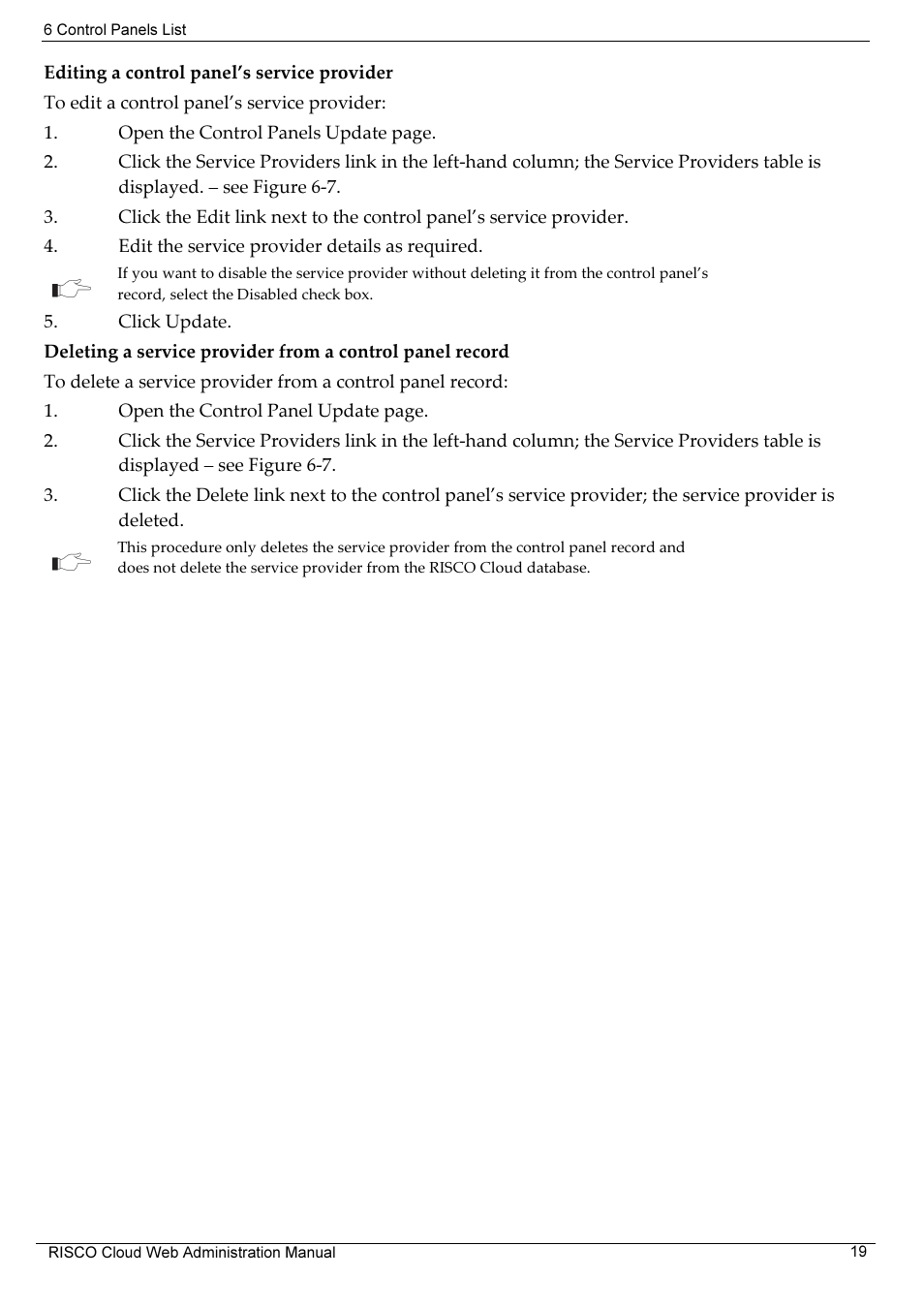 RISCO Group RISCO Application Server User Manual | Page 23 / 72