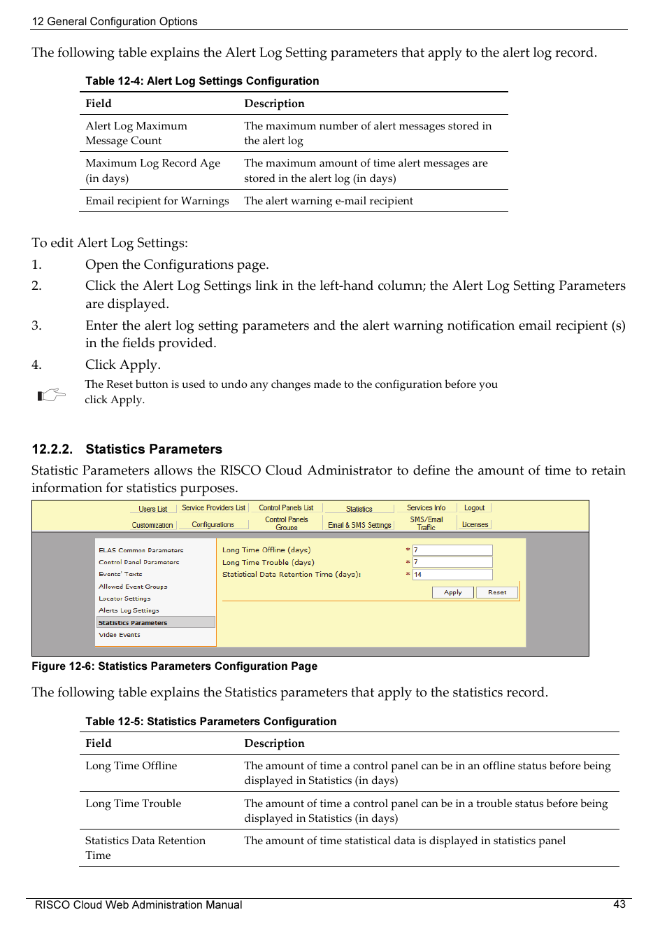 RISCO Group RISCO Application Server User Manual | Page 47 / 72