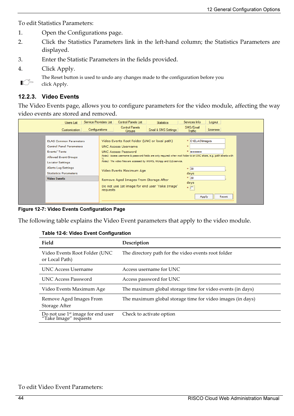 RISCO Group RISCO Application Server User Manual | Page 48 / 72