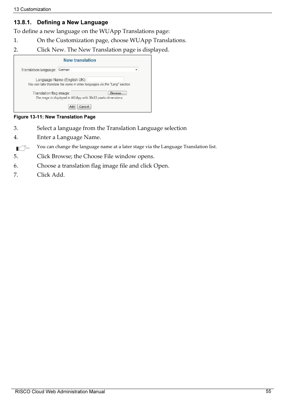 RISCO Group RISCO Application Server User Manual | Page 59 / 72