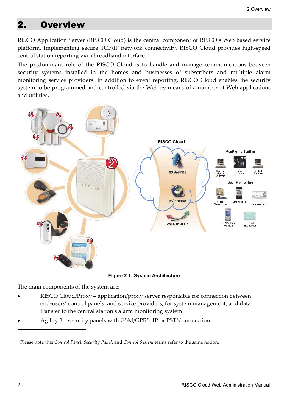 Overview | RISCO Group RISCO Application Server User Manual | Page 6 / 72