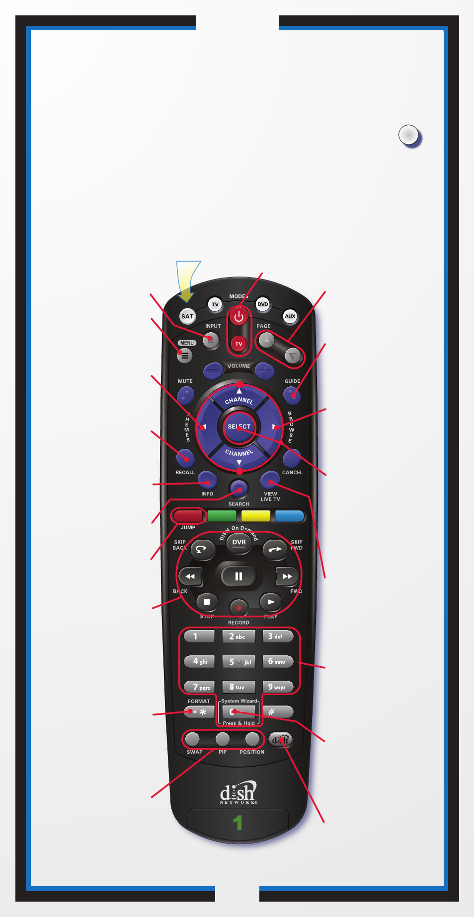 Remote operation sat mode | Dish Network 32.0 User Manual | Page 7 / 32