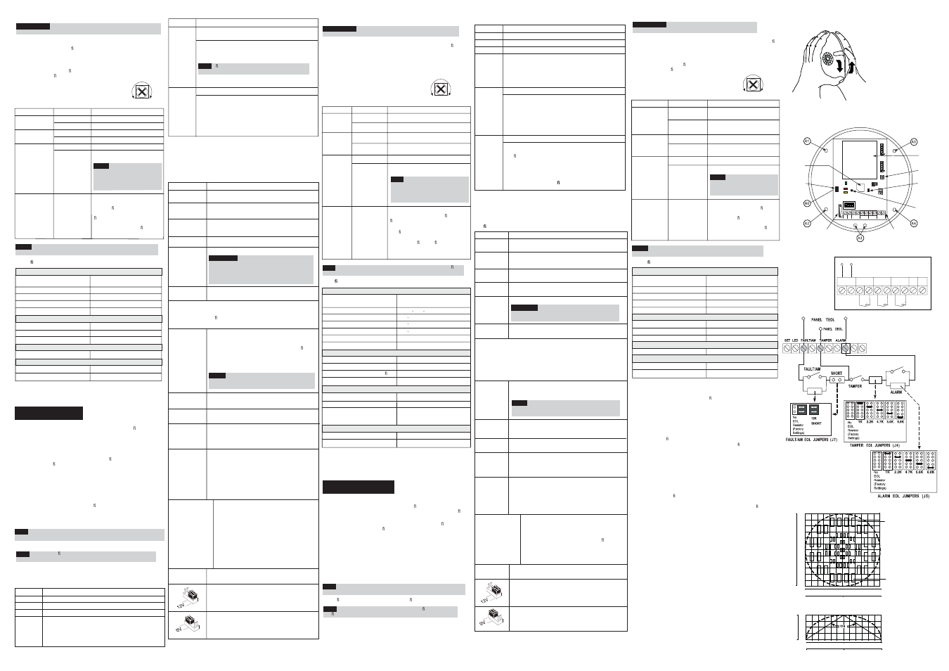 12 3 4 on | RISCO Group LuNAR™ DT AM Grade 3 User Manual | Page 2 / 2