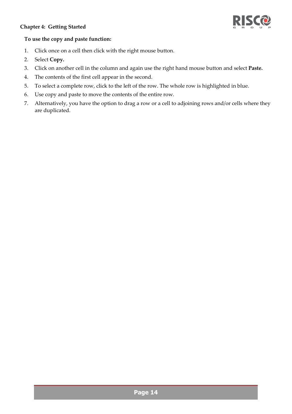 RISCO Group Upload/Download software User Manual | Page 17 / 48