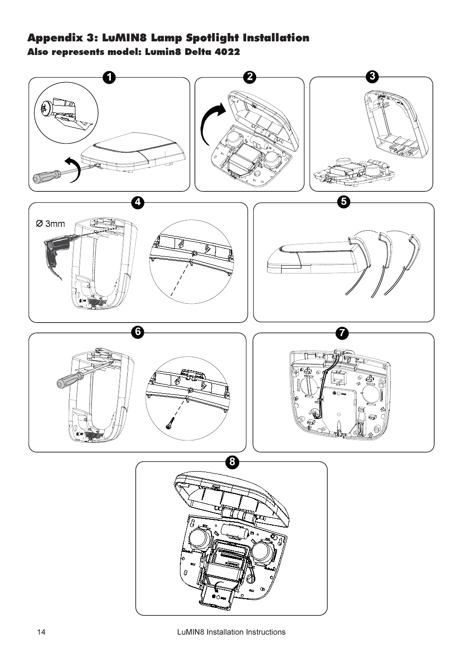 RISCO Group Lumin8 User Manual | Page 14 / 16