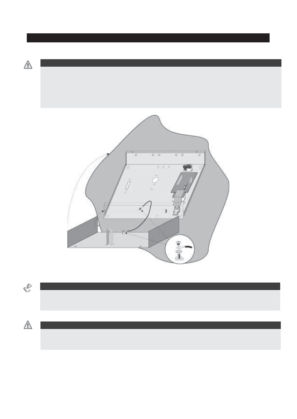 Montando la fuente de alimentación, 40 smps - guía de instalación, Figura 5: smps dentro de una caja de metal | RISCO Group SMPS 3A User Manual | Page 40 / 76