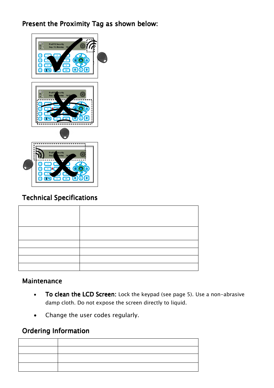 RISCO Group ProSYS KP User Manual | Page 6 / 40