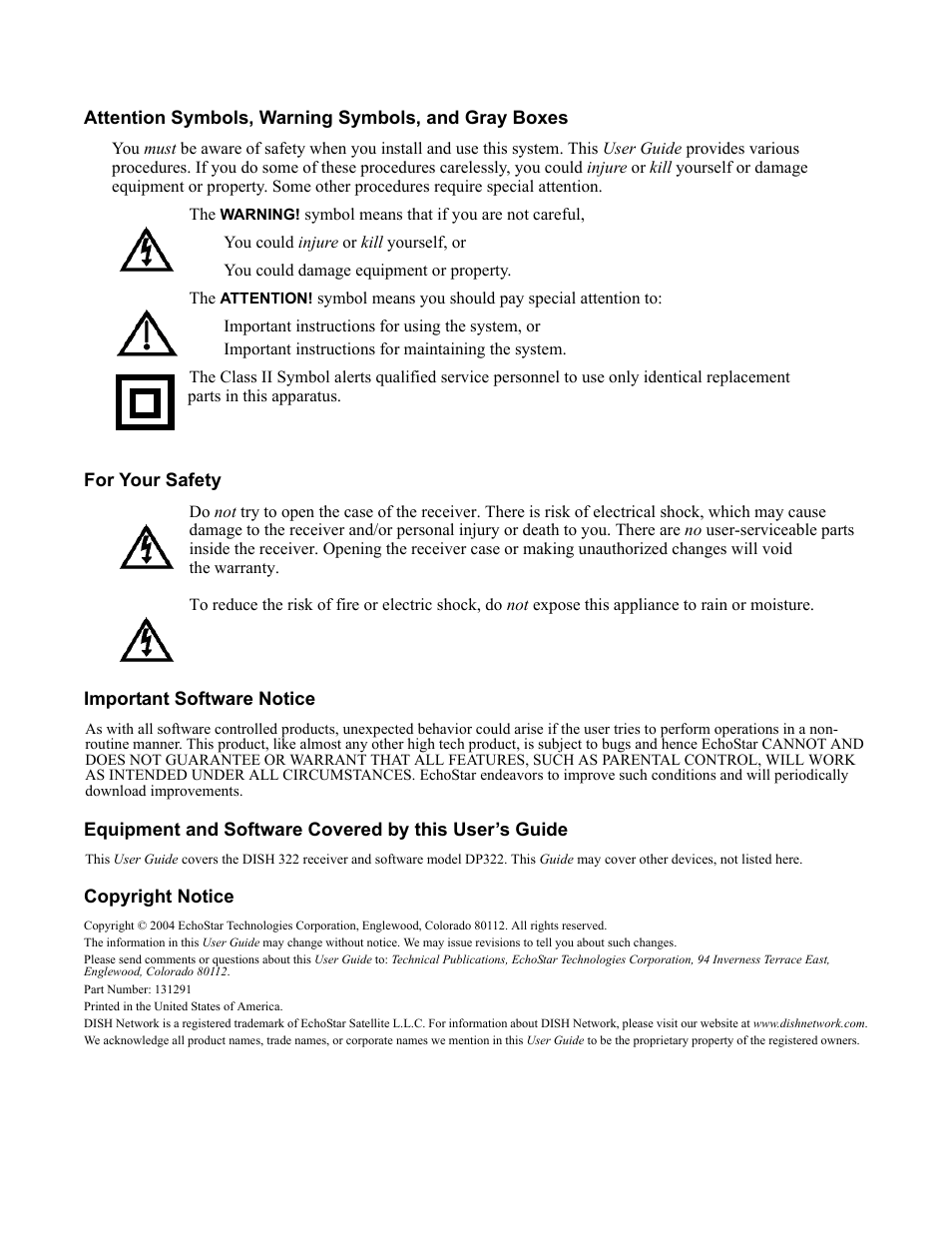 Dish Network Solo 351 User Manual | 138 pages