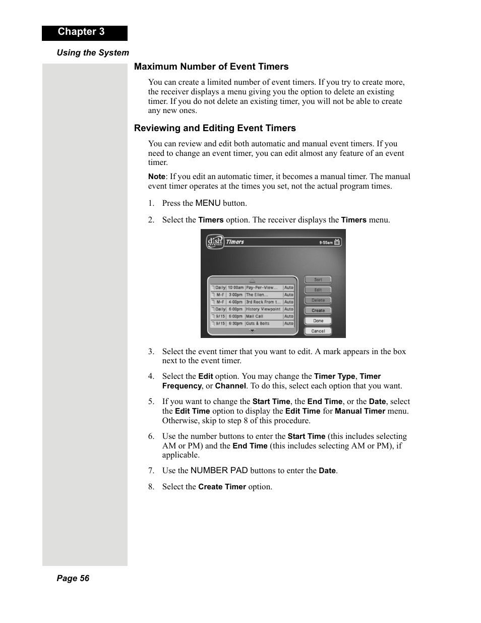 Chapter 3 | Dish Network Solo 351 User Manual | Page 61 / 138