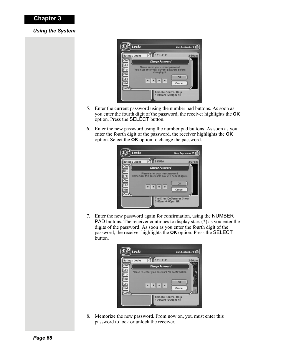 Chapter 3 | Dish Network Solo 351 User Manual | Page 73 / 138