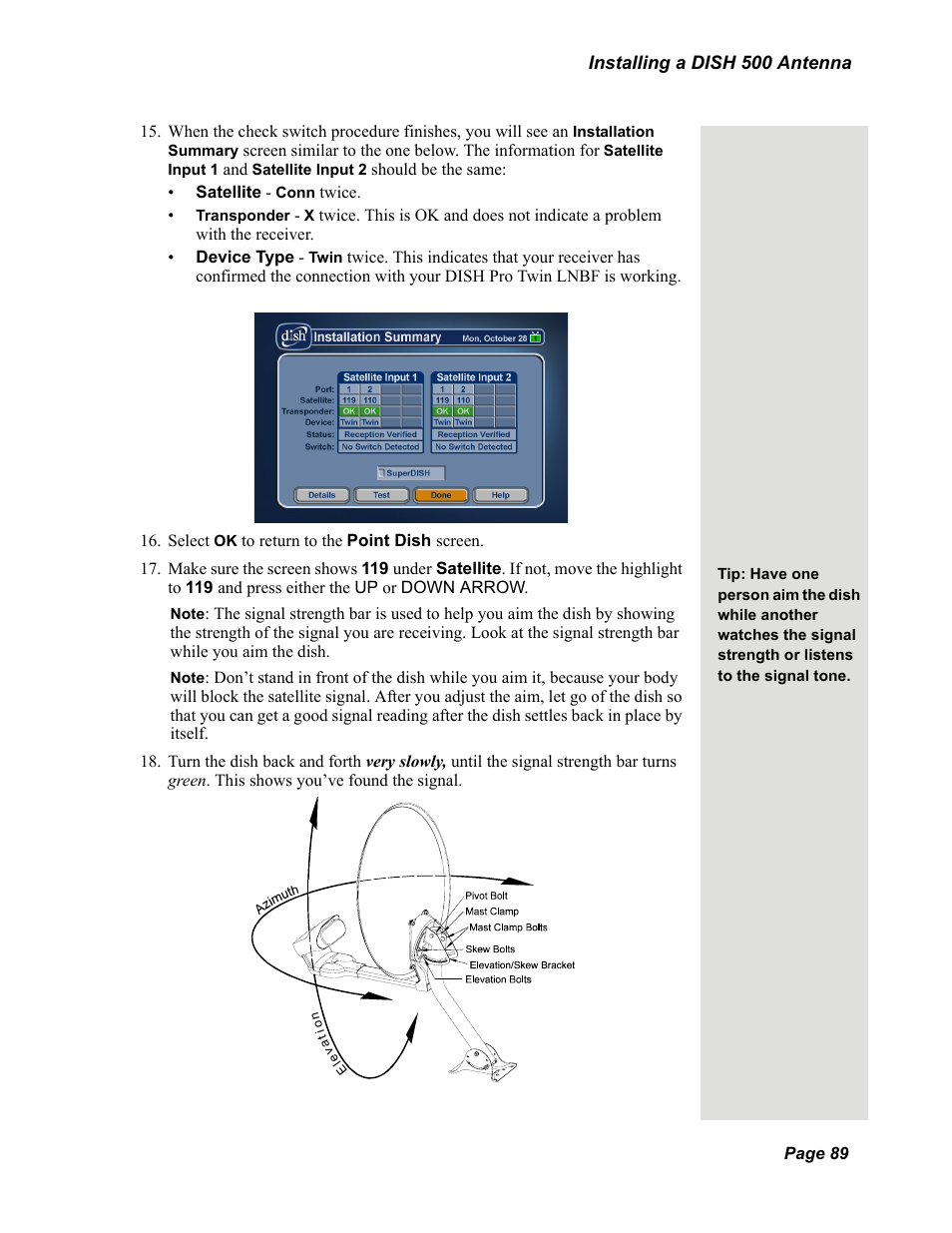 Dish Network Solo 351 User Manual | Page 94 / 138