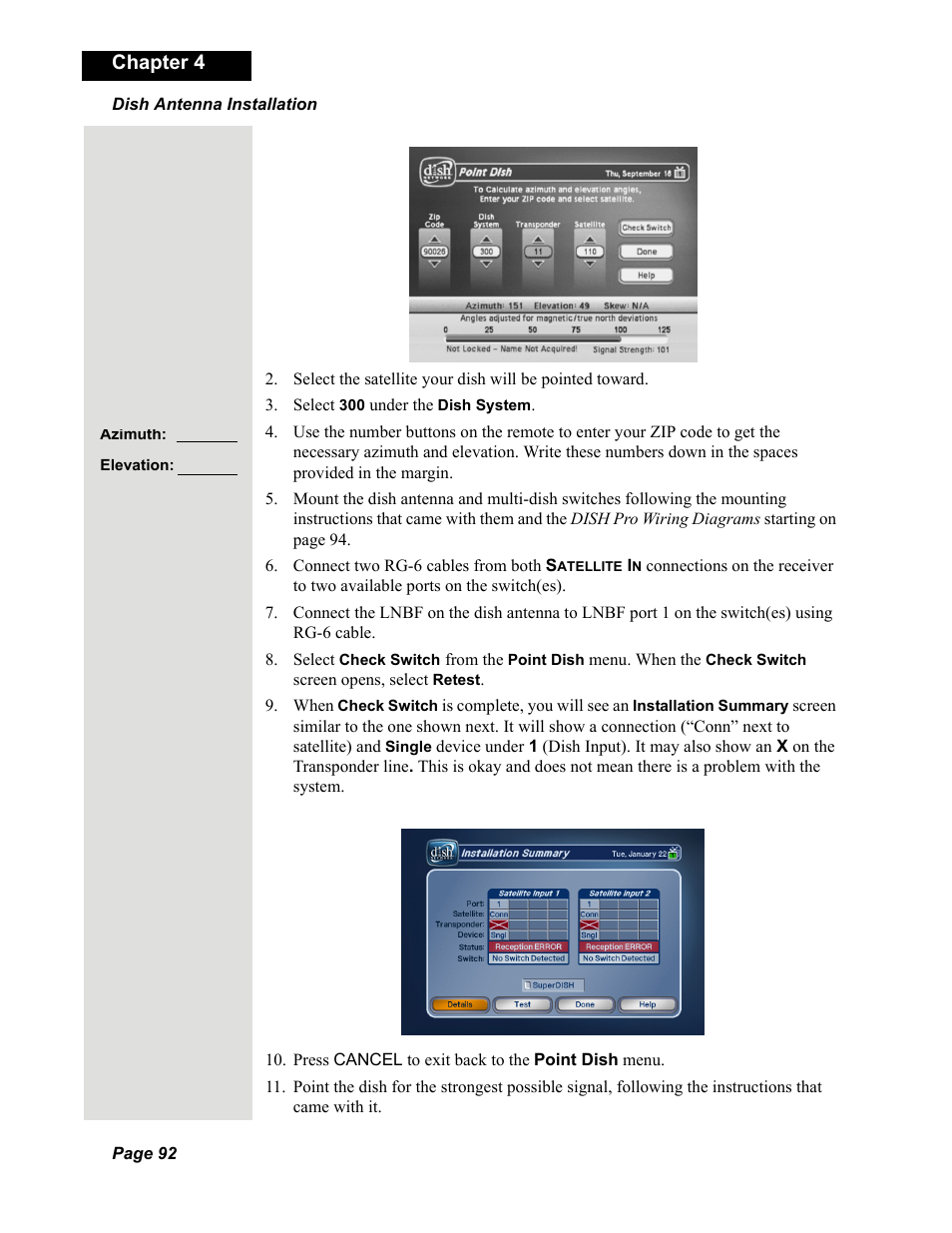 Chapter 4 | Dish Network Solo 351 User Manual | Page 97 / 138
