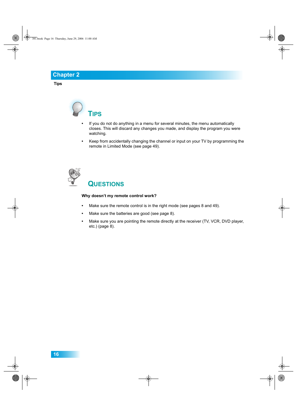 Uestions | Dish Network Solo 381 User Manual | Page 21 / 114