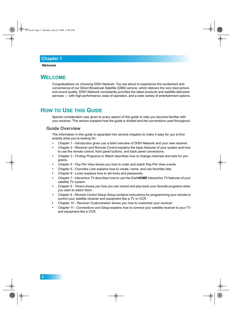 Elcome, This, Uide | Dish Network Solo 381 User Manual | Page 7 / 114