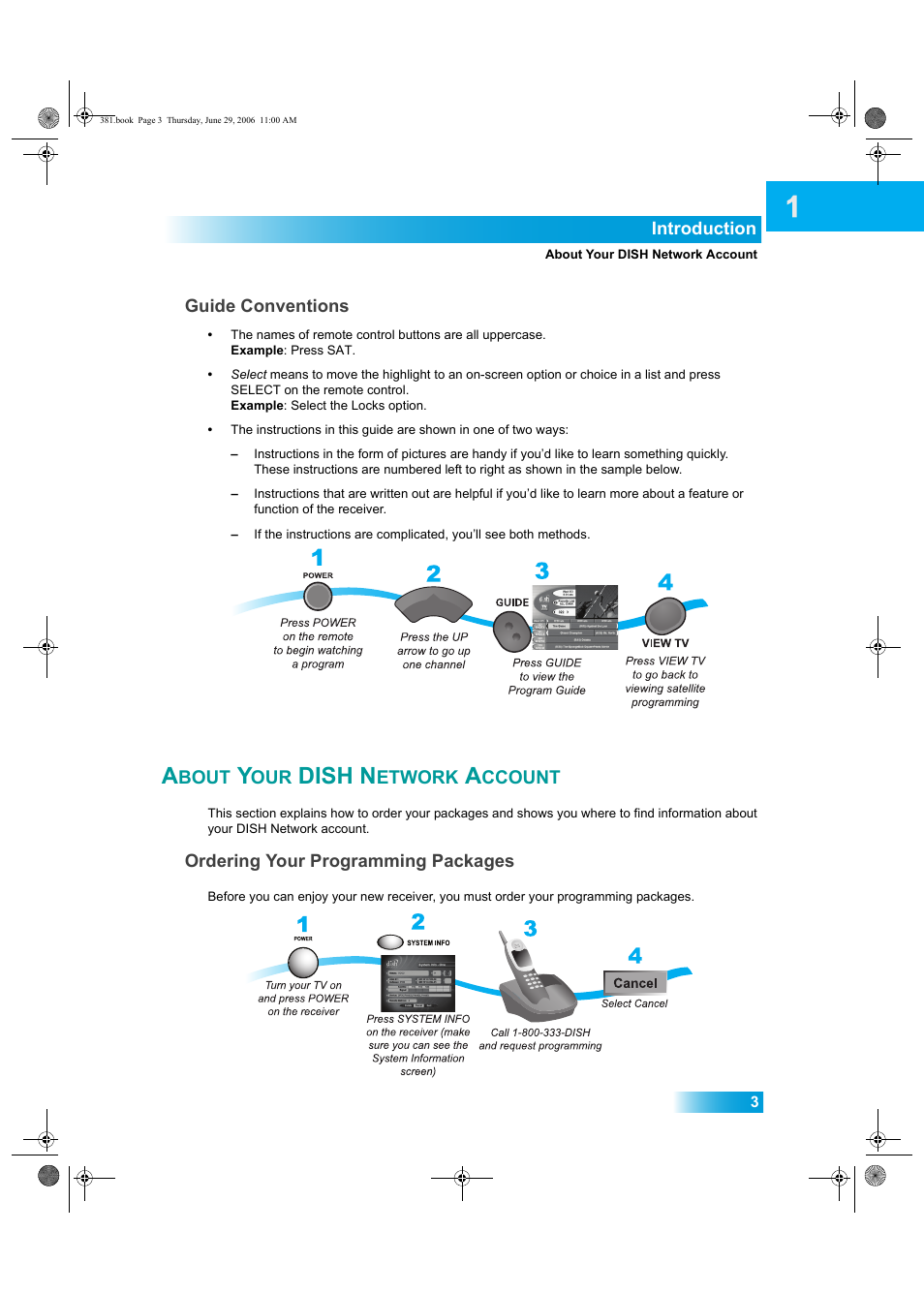 Bout, Dish n, Etwork | Ccount | Dish Network Solo 381 User Manual | Page 8 / 114