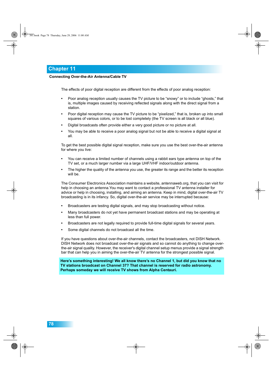 Chapter 11 | Dish Network Solo 381 User Manual | Page 83 / 114