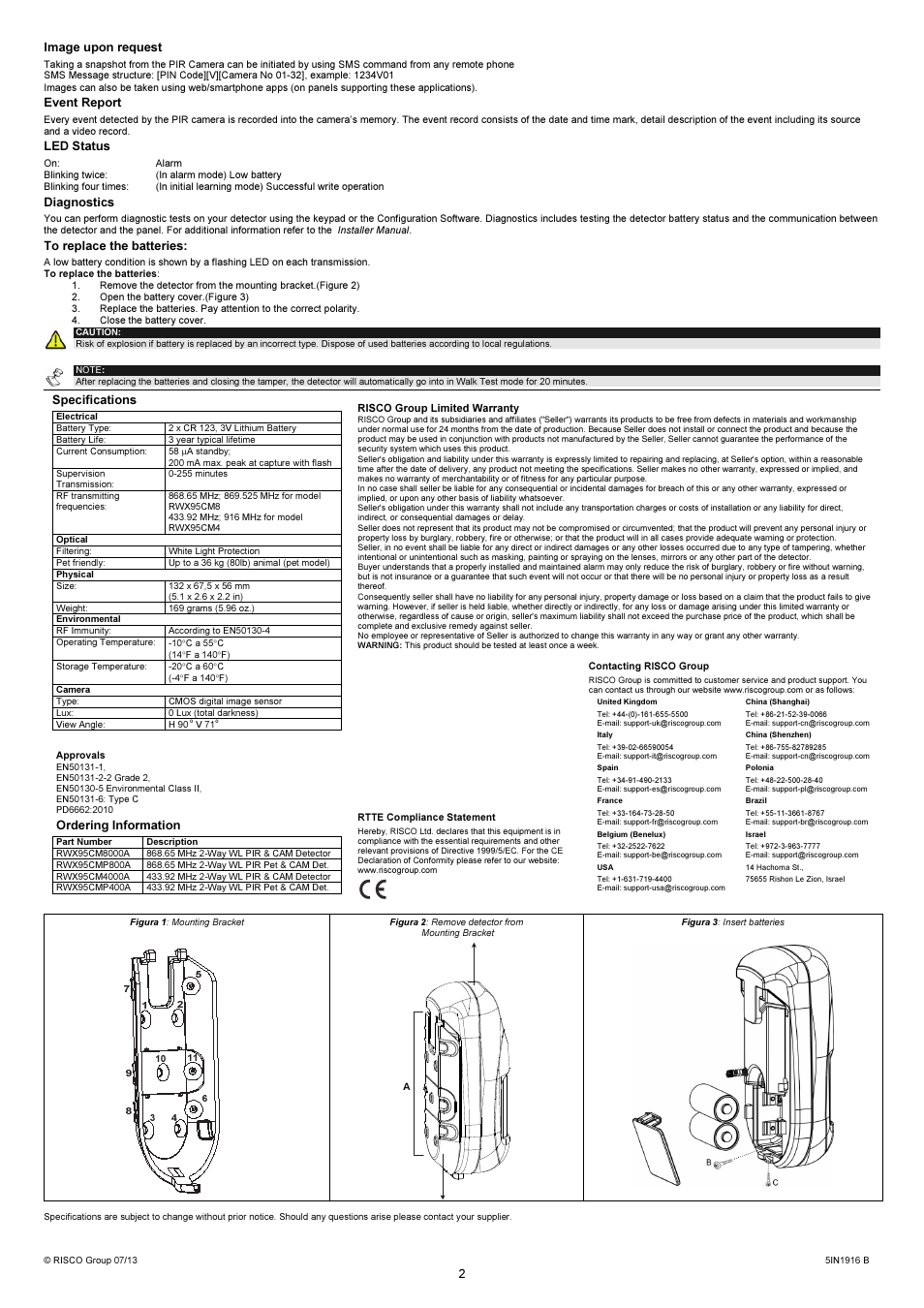 RISCO Group eyeWAVE™ User Manual | Page 2 / 2