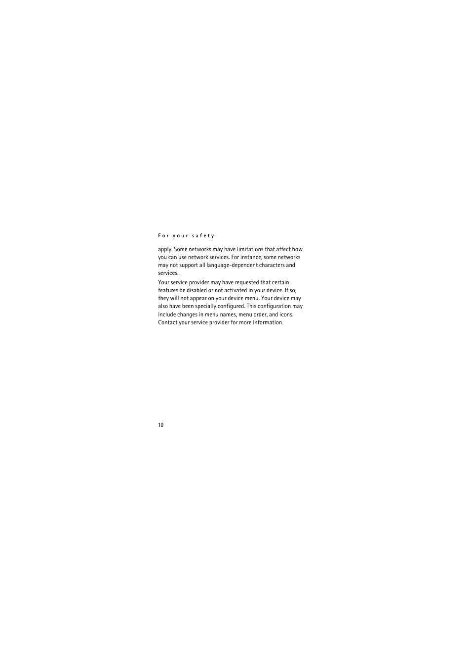 Nokia 2310 User Manual | Page 10 / 63