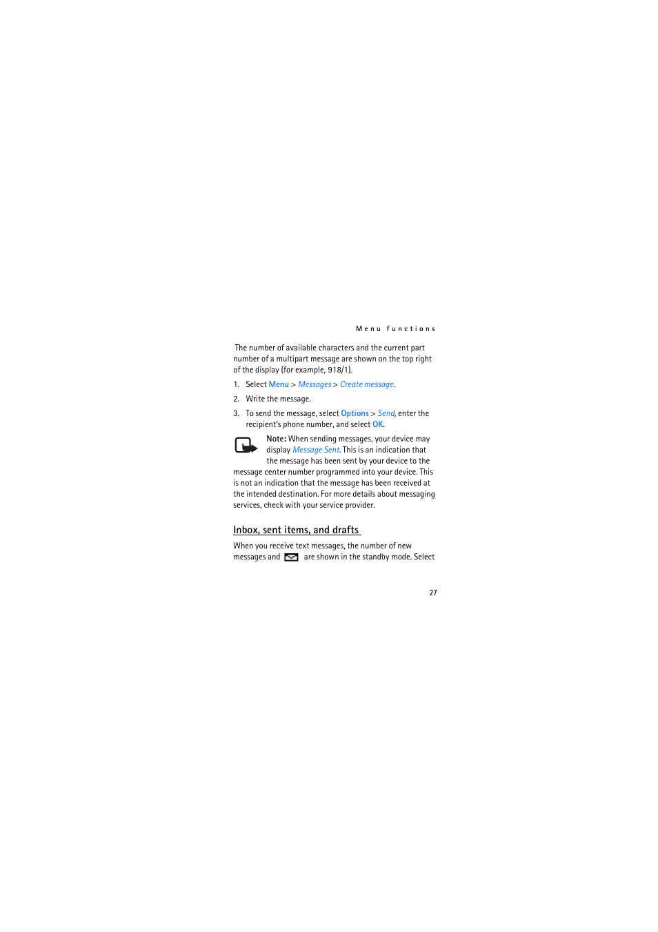 Nokia 2310 User Manual | Page 27 / 63