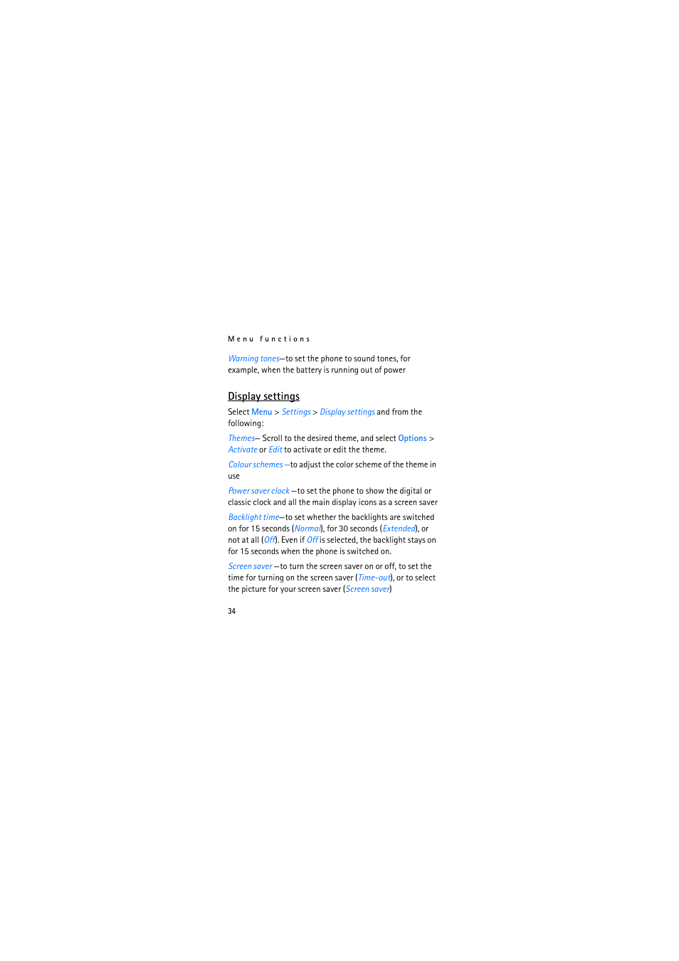 Nokia 2310 User Manual | Page 34 / 63